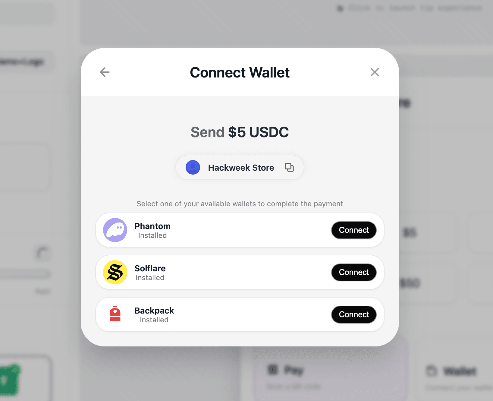 Wallet Connection